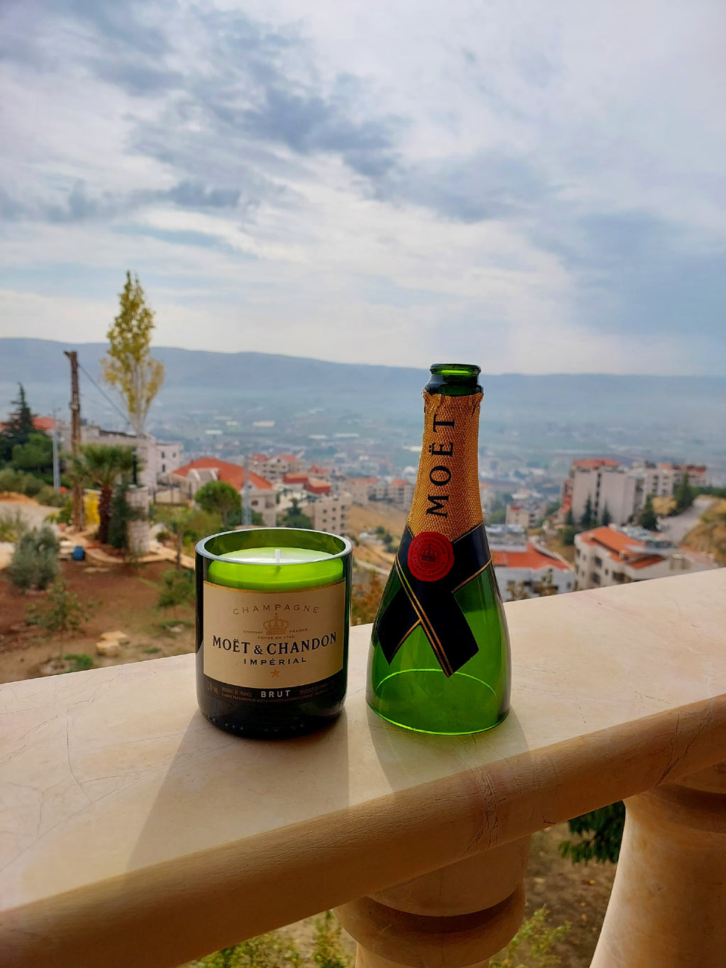 Champagne Candle