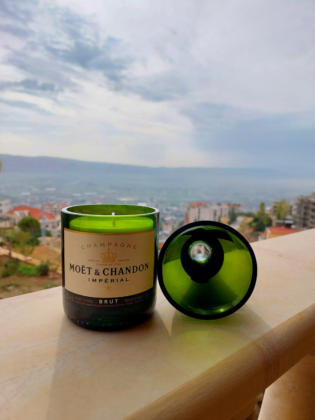 Champagne Candle