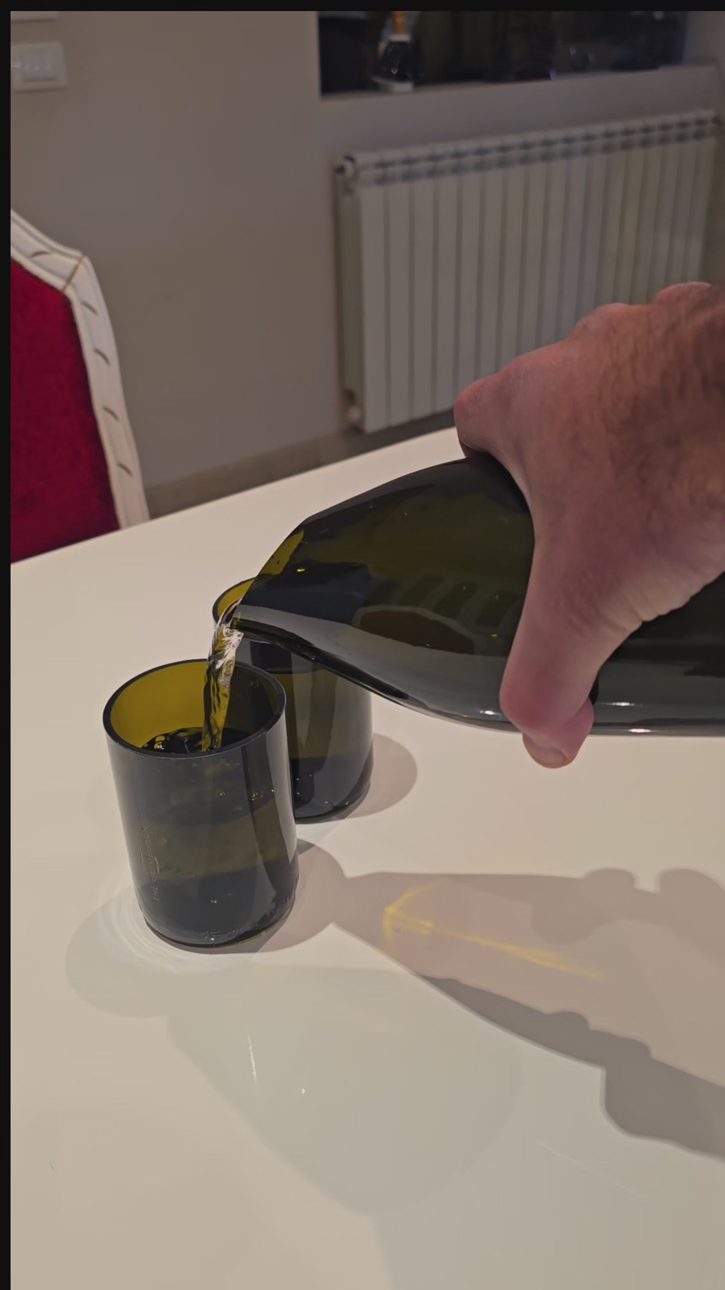 Prosecco Set (Carafe + 2 Glasses + Coasters)